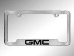 2016 GMC acadia license plate frame - gmc (chrome with black  19330369