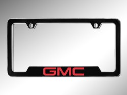 2015 GMC savana license plate frame - gmc (black with red let 19330377